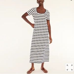 JCrew Knit Striped Tshirt Dress